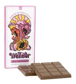 Wonder – Psilocybin Chocolate Bar – Milk Chocolate – Golden Teacher
